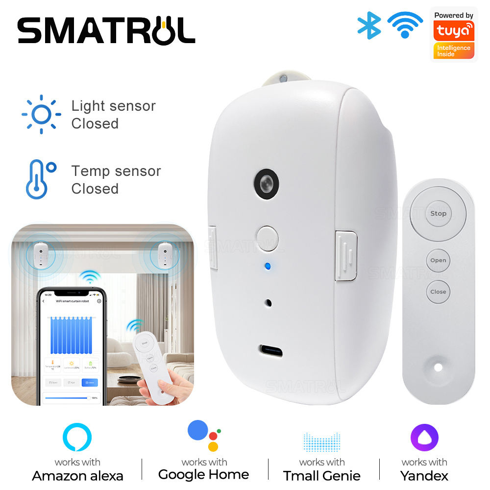 Curtain Motor - Tuya Smart Vorhang Motor Bt Sprachsteuerung