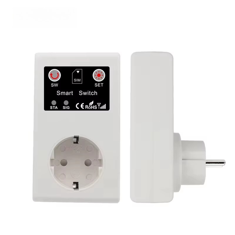 Smart Home Switch - 16A EU GSM-Steckdose 3000W Intelligenter Relaisschalter