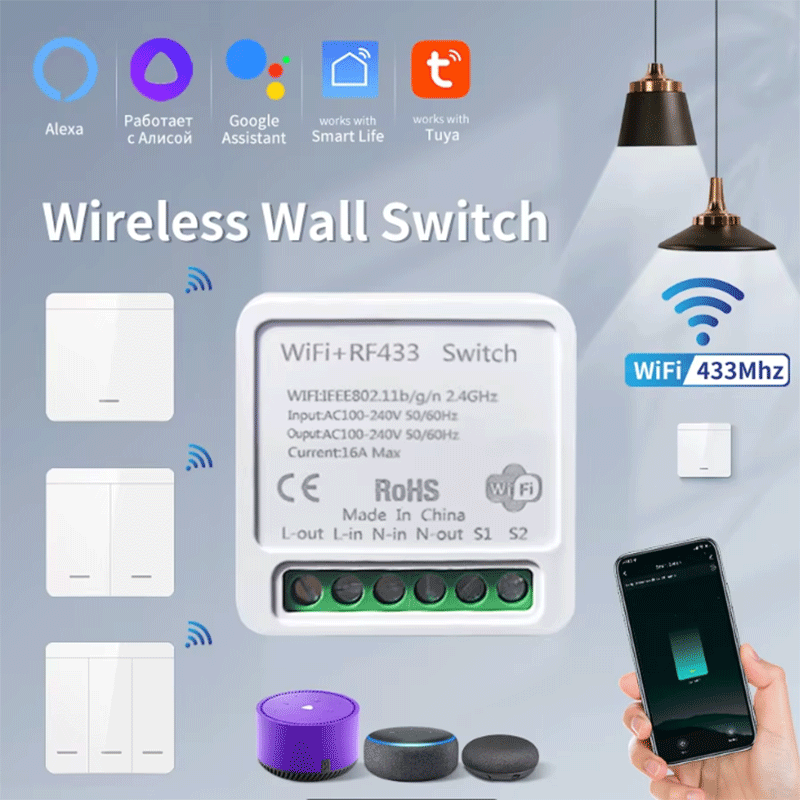 Smart Home Switch - Tuya WiFi Smart Lichtschalter Smart Home