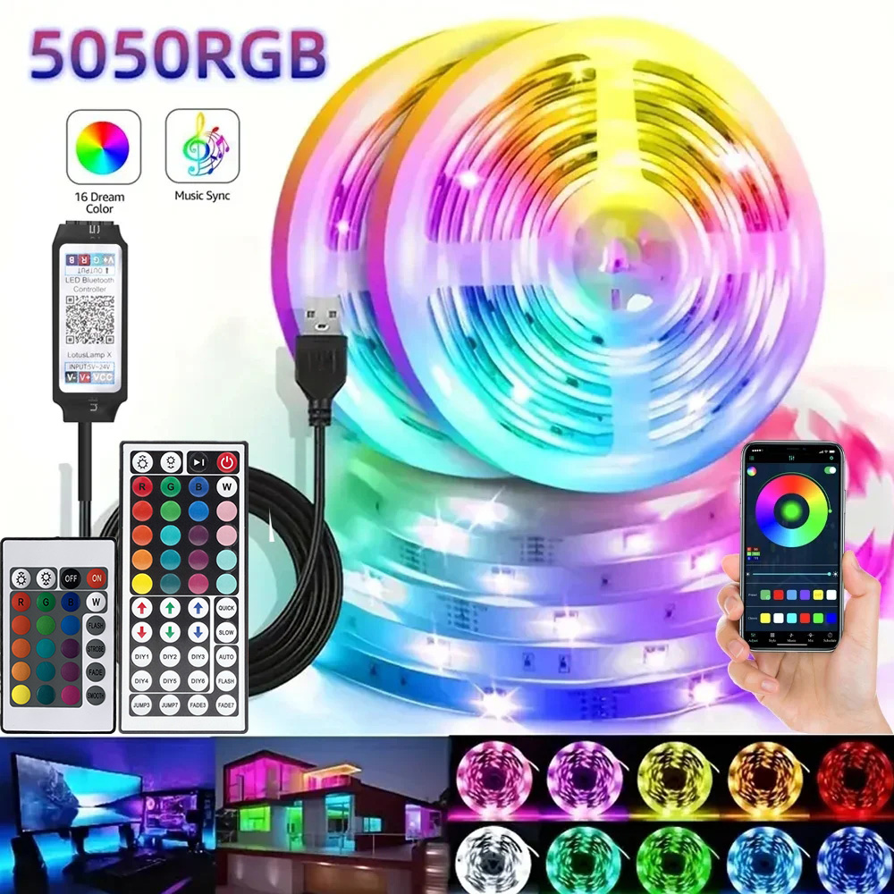 Voice Control Light Bulb - Smart RGB LED Gaming Licht Streifen