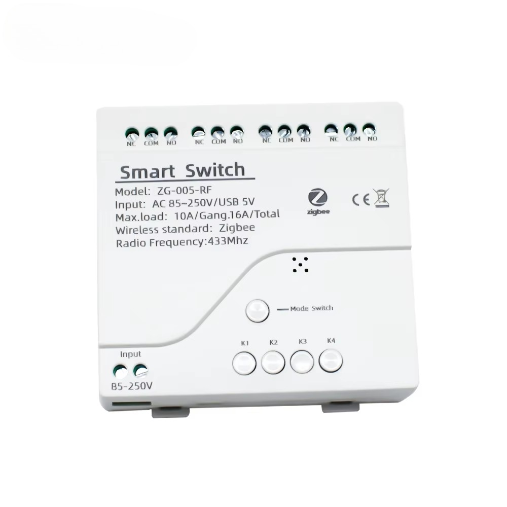 Smart Home Switch - Tuya 4-Kanal Zigbee Schaltrelais-Modul USB 5V