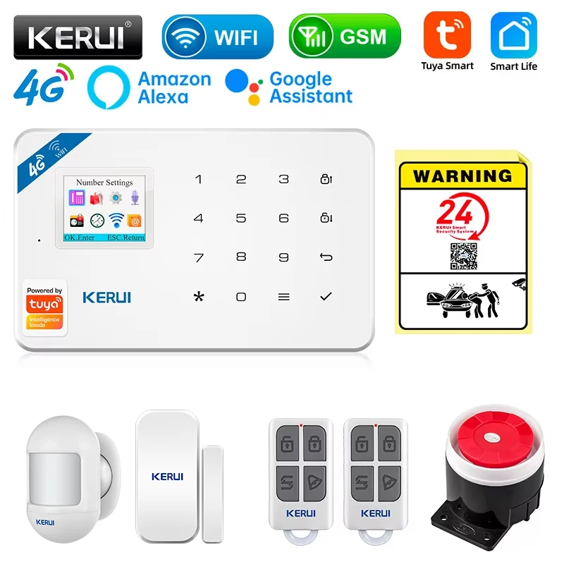 Smart Home Ecosystems - KERUI Sicherheit Alarm System Kit W184