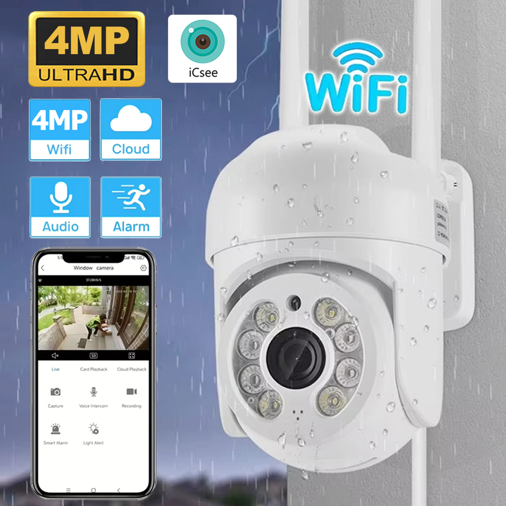 ICsee 4MP Kabellose PTZ-Sicher – Smart Home Windows App Bewertung und Preis