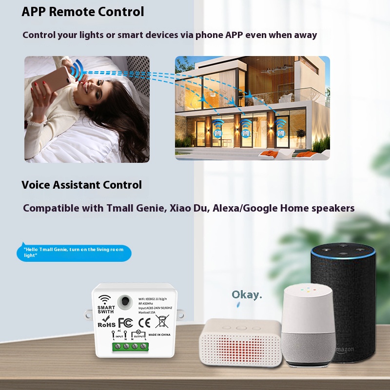 Das Tuya Smart Switch-Off-Gerä – Smart Home Switch Bewertung und Preis