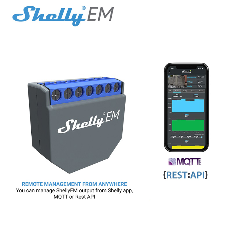 SHELLY EM WLAN Smart Life Cont – Smart Home Switch Bewertung und Preis