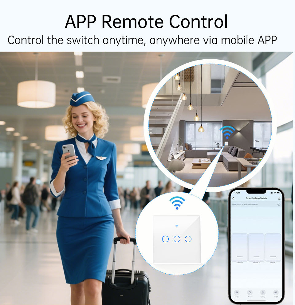WLAN RF 433MHz Touch-Wandschal – Smart Home Switch Bewertung und Preis