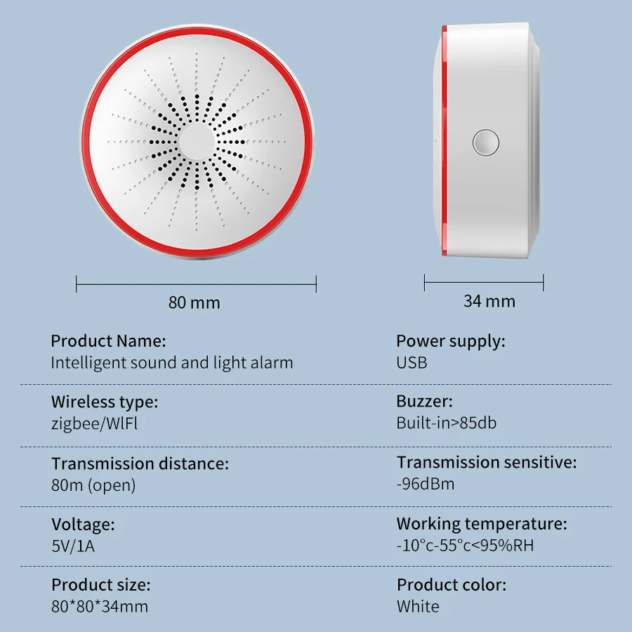 Tuya WiFi ZigBee Smart Alarm S – Smart Home Ecosystems Bewertung und Preis