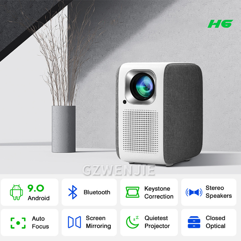 H6 Mini-Projektor LED 1080P Fu – Smart Home Tv Bewertung und Preis