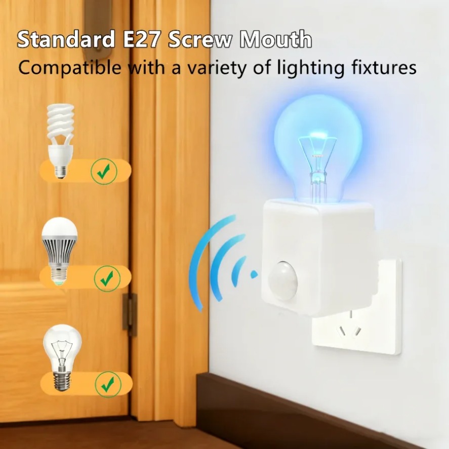 E27 PIR-Bewegungssensor LED-Sc – Voice Control Light Bulb Bewertung und Preis
