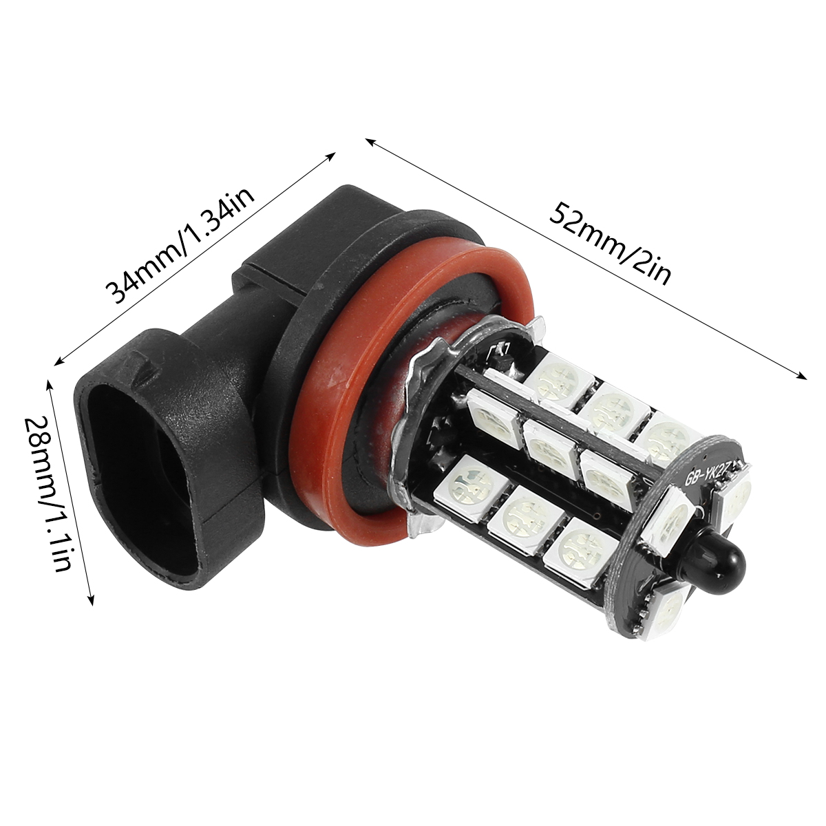2 Stück 27 LEDs Auto-Nebelsche – Voice Control Light Bulb Bewertung und Preis