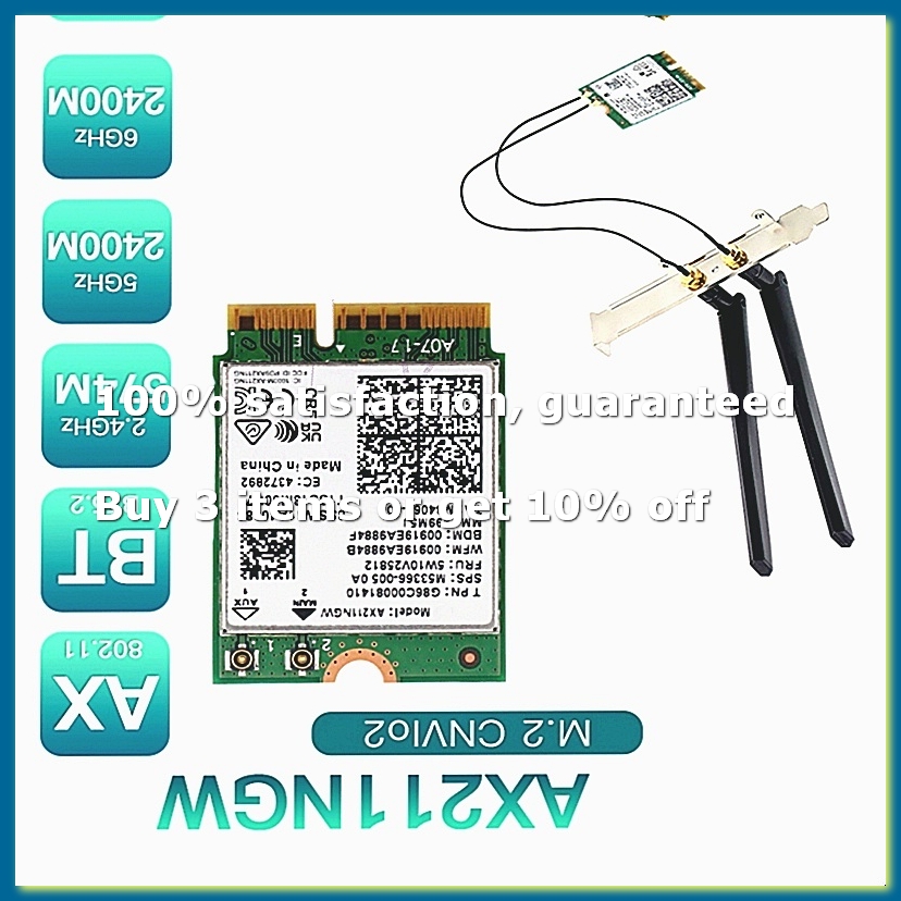 AX211NGW+Dual Antenna WiFi 6E  – Smart Home Key Bewertung und Preis