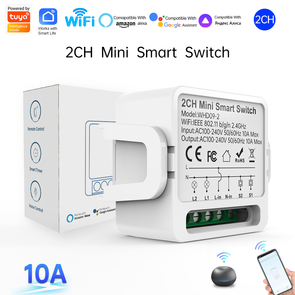 2-Wege Tuya Smart Switch 2-Gan – Smart Home Switch Bewertung und Preis