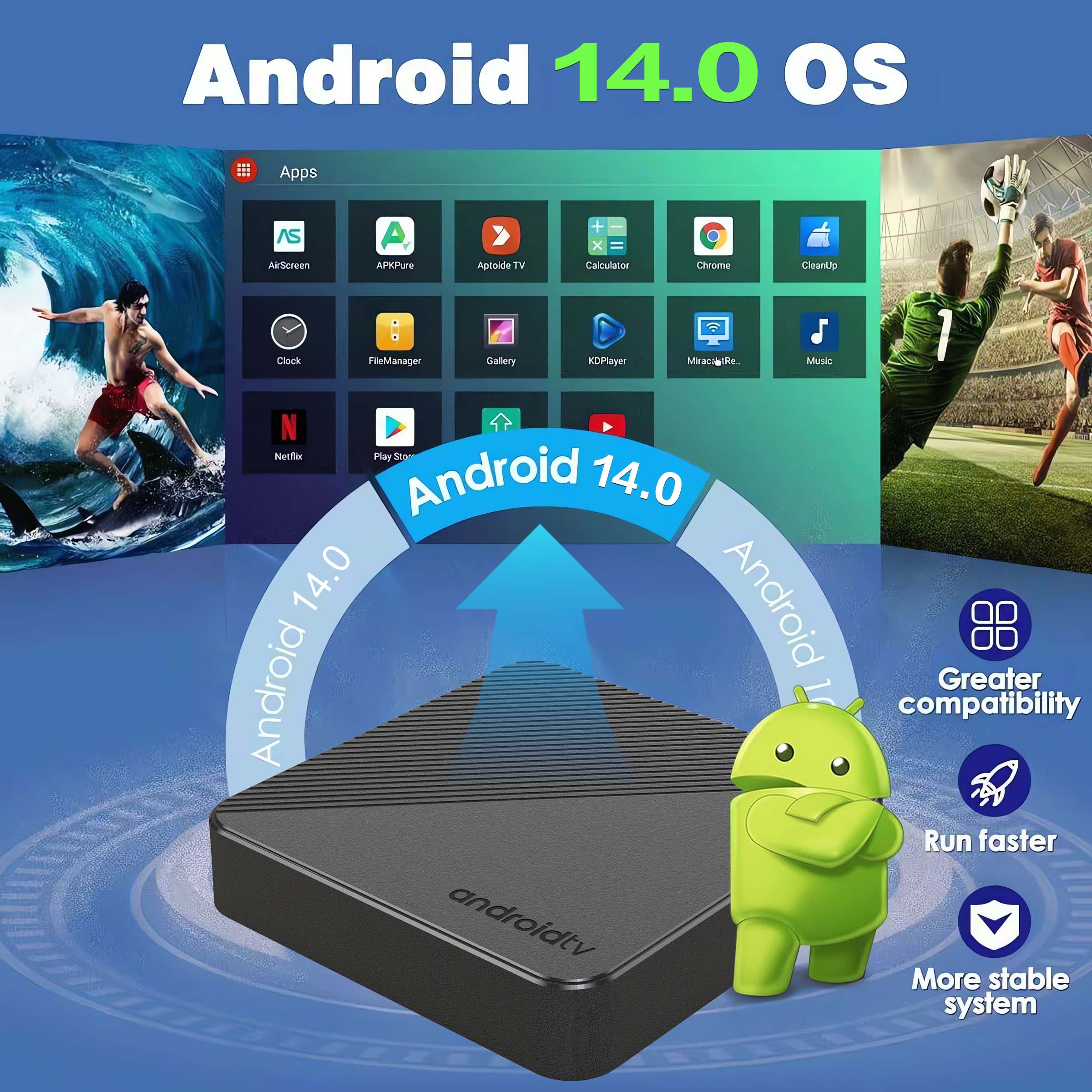 Android14 Smart Heimkino-TV-Bo – Smart Home Youtube Bewertung und Preis