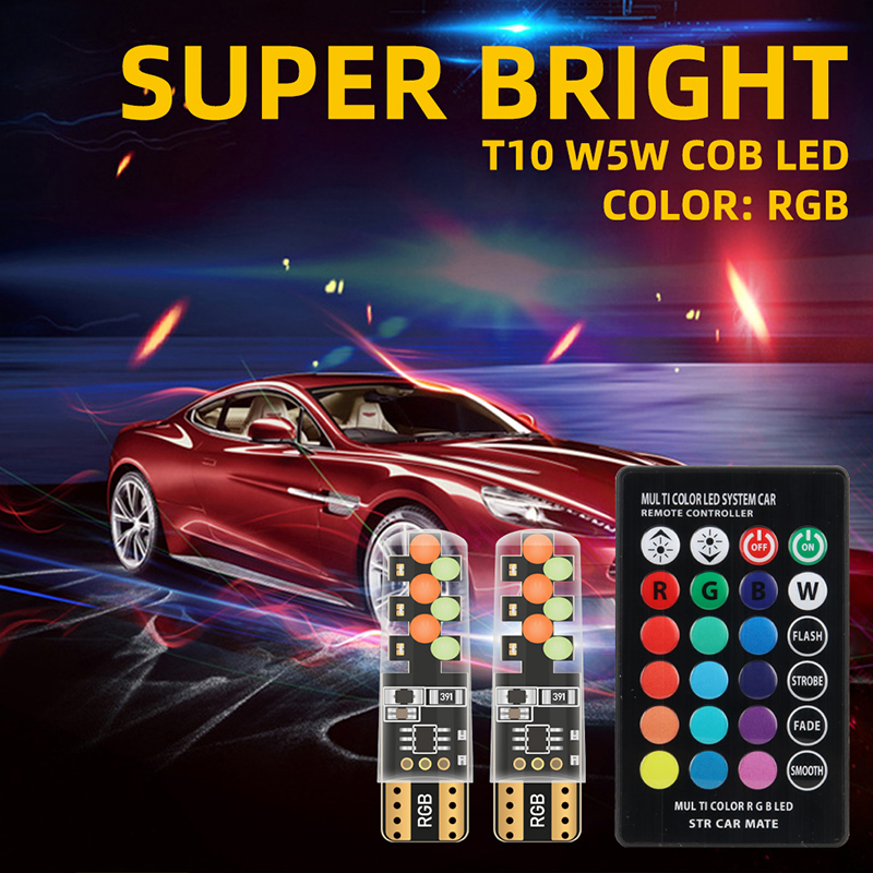1set T10 W5w RGB Led-lampe Fer – Voice Control Light Bulb Bewertung und Preis